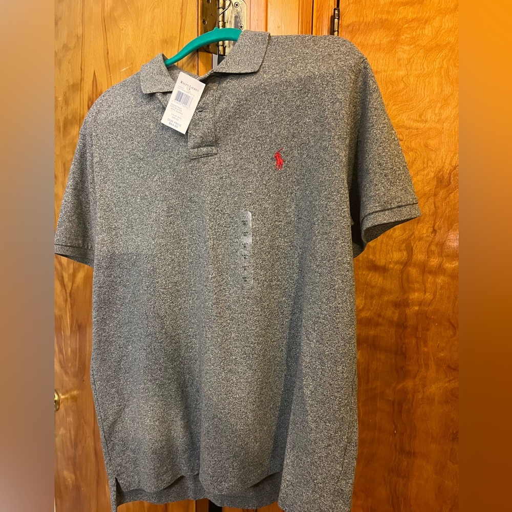 Men’s Ralph Lauren polo grey XL slim fit. Brand new with tags